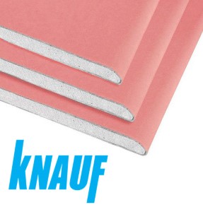 Гипсокартон KNAUF огнестойкий 12,5х1200х3000 мм. РФ.