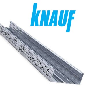 Профиль Knauf для гипсокартона CD: 60x27. ДЛИНА 4 м! Толщина – 0,6 мм. РФ.