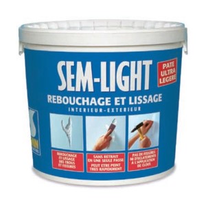 Шпатлёвка сверхлегкая SEMIN SEM LIGHT. Безусадочная. 1 л. РФ.