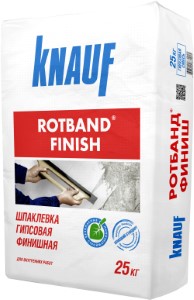 Шпаклевка гипсовая KNAUF Ротбанд Финиш. 25кг. РФ.