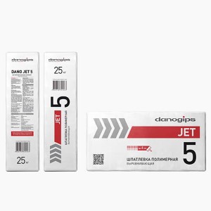 DANOGIPS DANO JET 5. Шпатлевка полимерная. РФ. 25 кг.