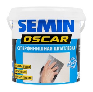 Шпатлёвка финишная SEMIN OSCAR. Супертонкая. 8 кг. РФ.