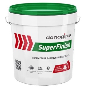 Финишная шпатлевка Danogips. РФ. 18,1 кг.