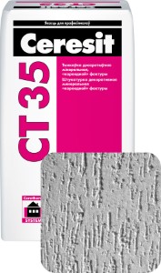 Ceresit СТ-35 короед. РБ. Зерно 2,5 мм. 25 кг. Под окраску.