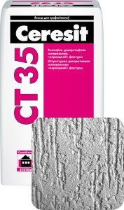 Ceresit СТ-35 короед. РБ. Зерно 3,5 мм. 25 кг. Под окраску.