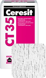 Ceresit СТ-35 короед. РБ. Зерно 2,5 мм. 25 кг. Белая.
