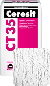 Ceresit СТ-35 короед. РБ. Зерно 3,5 мм. 25 кг. Белая.