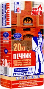 Печник. Кладочно-штукатурная жаростойкая смесь. РБ. 20кг.