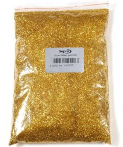Блестки Sopro Glitter AU(1019). Золото. 100 г. Германия.