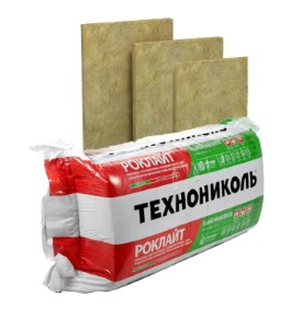 Роклайт в матах. Толщина 100 мм. В пачке 4,32 м.кв. РФ.