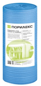 Подложка Порилекс НПЭ под паркет и ламинат. Толщина 3 мм. Цена за м.п. РФ.