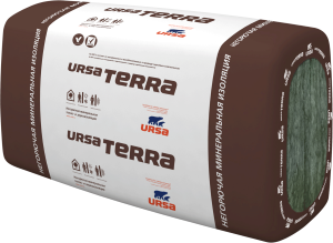 Ursa Terra. Шумоизоляция в матах. Толщина 50мм. В пачке 6,1 м.кв. РФ.