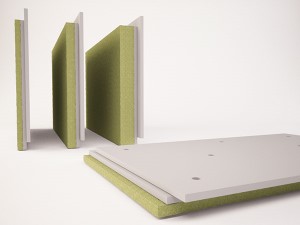 Панель звукоизол. АкустикГипс Basic 40х600х1200 мм. РФ.
