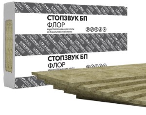 Плита шумопогл. СтопЗвук БП Флор 20 мм. В пачке 5,76 м.кв. РФ.
