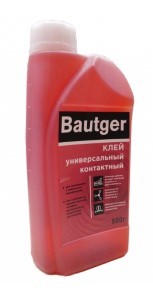 Клей универсальный контактный Баутгер (Bautger). 1л. Германия.