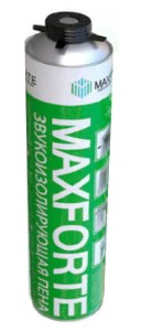 Звукоизолирующая пена Maxforte SoundFLEX под пистолет 750 мл. РФ.
