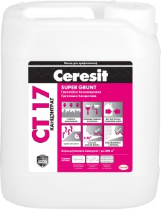 Ceresit CT-17. РБ.  Бесцветная (белая). 10л.