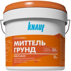 Грунтовка концентрат 1:5 универсальная Миттельгрунд KNAUF. 10 кг. РФ.