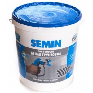 Грунт-краска SEMIN SOUS-COUCHE AIRLESS (Синяя крышка). 22 кг. РФ.