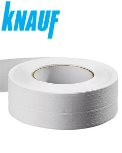 Бумажная лента KNAUF для заделки стыков гипсокартона 75м х 50мм. РФ.