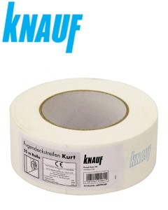 Лента армирующая KNAUF-Курт. Длина 75м. Ширина 50 мм. РФ.