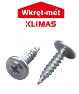 Саморез Klimas WPC 4.2*16.  Прессшайба. Острый. 1000 шт. Польша.