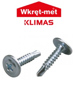 Саморез Klimas WSPC 4.2*16. Прессшайба. Со сверлом. 1000шт. Польша.