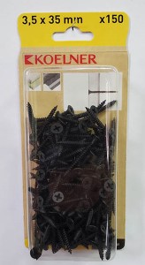 Саморез 3.5*35 KOELNER. По металлу. В пачке 150 штук. Польша.