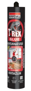 Клей Soudal T-REX моментальная схватываемость 380 г. Бельгия.