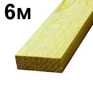 Доска обрезная 100х32х6000 мм. 3-й сорт. РБ.