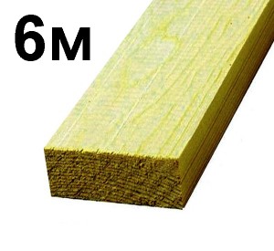 Доска обрезная 100х40х6000 мм. 3-й сорт. РБ.