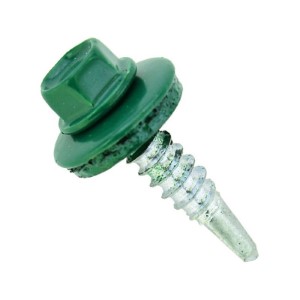 Саморез кровельный DAXMER 5,5х19 мм RAL 6005 (зеленый), 250 шт. Тайвань.