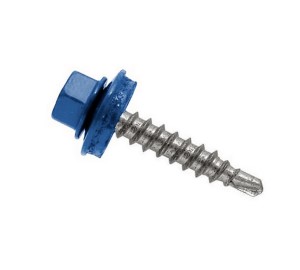 Саморез кровельный DAXMER 4,8х29 мм RAL 5005 (ярко-синий), 250 шт. Тайвань.