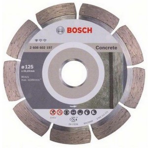 Круг алмазный сегментированный BOSCH 125 х 22мм. Германия.