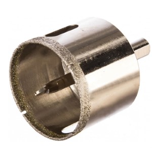 Коронка алмазная со сверлом Trio-Diamond 70 мм. По керамике и кафелю. Китай.