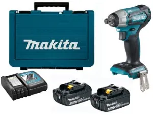 Аккум. ударный гайковерт MAKITA DTW 181 RFE в чем. (18.0 В, 2 акк., 3.0 А/ч Li-Ion, посадочн. квадрат 1/2 