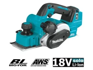 Аккум. рубанок MAKITA DKP 181 Z в кор. (18.0 В, БЕЗ АККУМУЛЯТОРА; 11.000 об/мин; ширина: 82 мм; макс.глубина: 3,0 мм; 3,6 кг.) (DKP181Z)