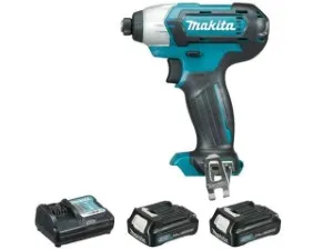 Аккум. шуруповерт MAKITA TD 110 DWAE в чем. (10.8 В, 2 акк., 2.0 А/ч Li-Ion, 1 скор., 110 Нм, шурупы до 12 мм) (TD110DWAE)