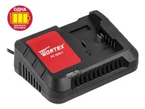 Зарядное устройство WORTEX FC 1515-1 ALL1 (18 В, 2.0 А, 1 слот, стандартная зарядка) (0329180)