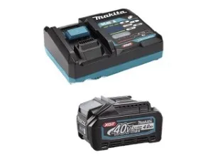 Комплект аккумулятор 40.0В  BL4040 XGT + зарядное устройство DC40RA XGT в кор. (MAKITA) (191J67-0)