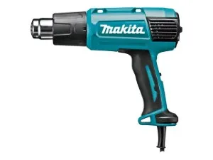 Термовоздуходувка MAKITA HG 6031 VK в чем. + набор сопл (1800 Вт, 2 скор., 50-600 °С, ступенч. рег.) (HG6031VK)