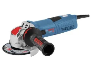 Одноручная углошлифмашина BOSCH GWX 13-125 S в кор. (1300 Вт, диск 125х22 мм, регул. об., система X-LOCK) (06017B6002)