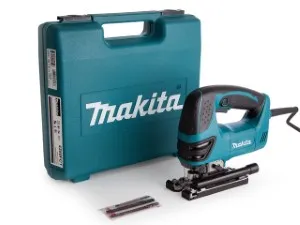 Лобзик электрический MAKITA 4350 FCT в чем. + набор пилок (720 Вт, пропил до 135 мм, подсветка) (4350FCT)