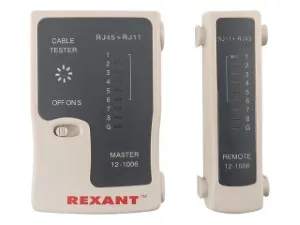 Тестер Кабеля RJ-45+RJ-11 REXANT - 468 (12-1006)