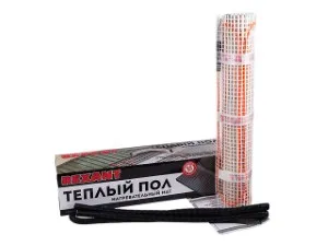 Теплый пол (нагрев. мат) Extra (4,0м2; 0,5х8,0м; 640Вт; двужильн.) REXANT (Нагревательный мат 4м.кв  - предназначен  для лоджий и балконов, кухня (раб (51-0508)