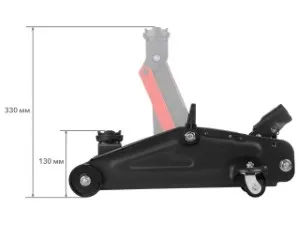 Домкрат подкатной 2т h330 STARTUL AUTO (ST8014-04) (h min 130мм, h max 330мм) (ST8014-04)