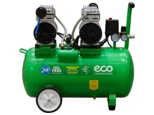 Компрессор ECO AE-50-OF1 (280 л/мин, 8 атм, коаксиальный, безмасляный, ресив. 50 л, 220 В, 1,6 кВт) (AE-50-OF1)