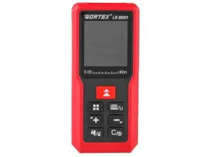 Дальномер лазерный WORTEX LR 8001 в кор. (0.05 - 80 м, +/- 2 мм/м,) (LR8001002723)