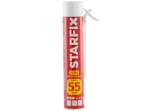 Пена монтажная бытовая всесезонная STARFIX Foam 55 (750мл) (Выход пены до 55 литров) (SM-65855-1)