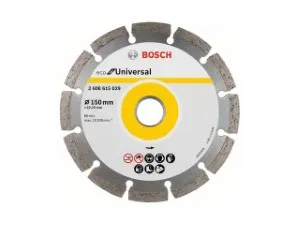 Алмазный круг 150х22 мм универс. сегмент. ECO UNIVERSAL BOSCH (сухая резка) (2608615042)